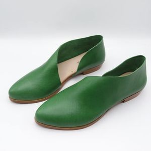 Sevilla Smith hand lasted green leather shoes size 37